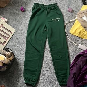these are joggers from shein. they are green . thay are a size small in women.